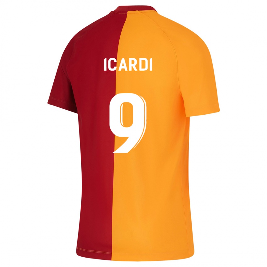 Niño Camiseta Mauro Icardi #9 Naranja 1ª Equipación 2023/24 La Camisa México