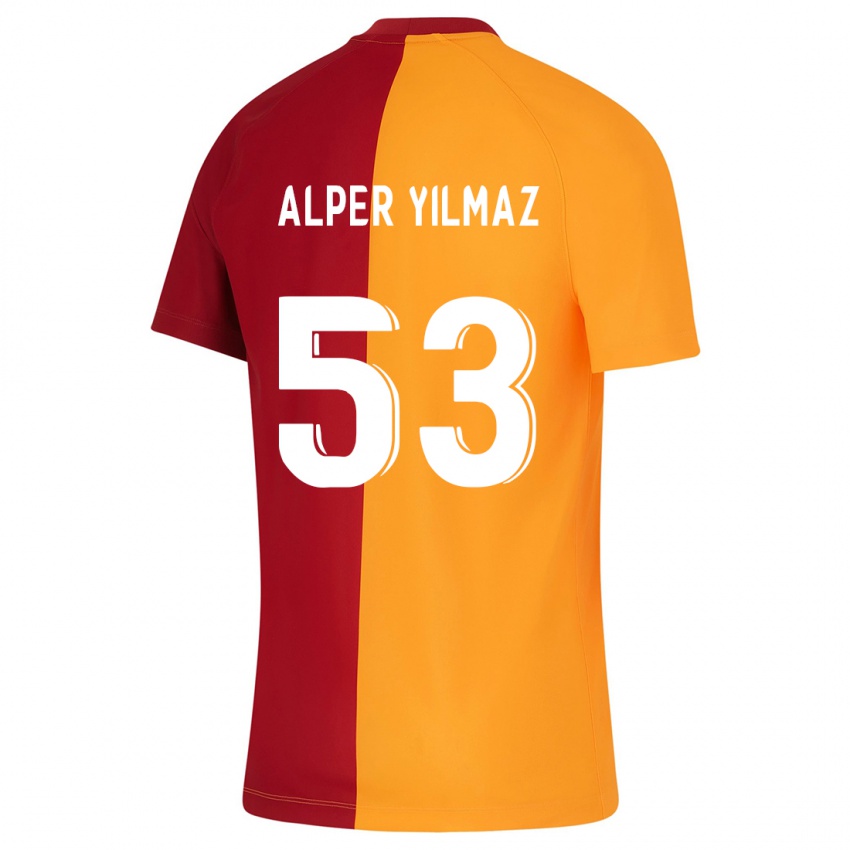 Niño Camiseta Barış Alper Yılmaz #53 Naranja 1ª Equipación 2023/24 La Camisa México