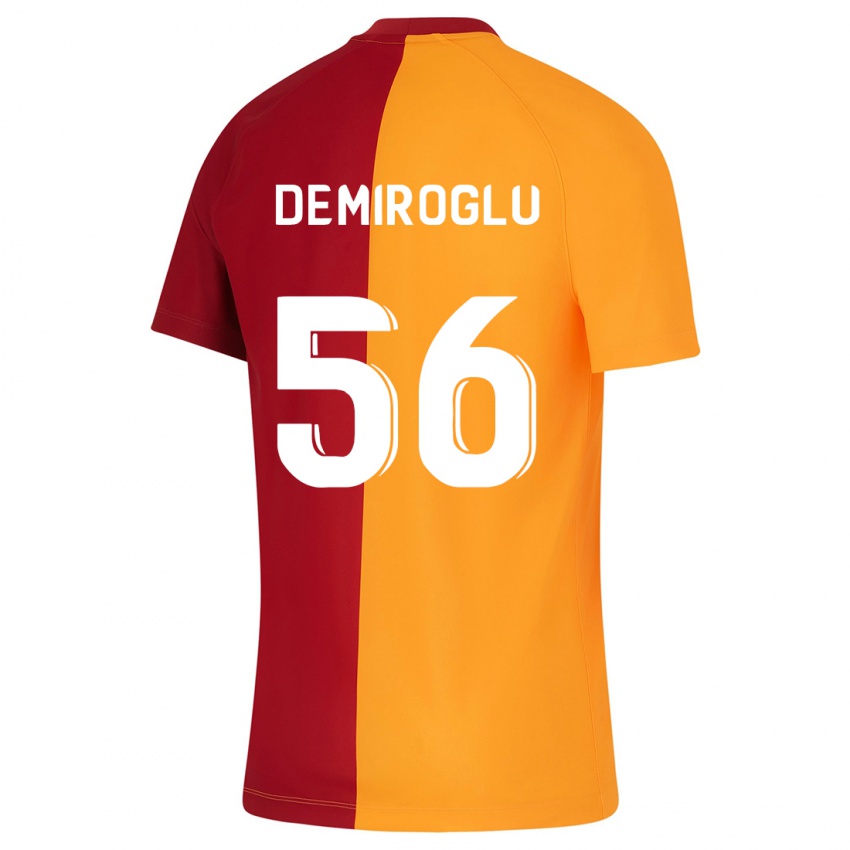 Niño Camiseta Baran Demiroğlu #56 Naranja 1ª Equipación 2023/24 La Camisa México