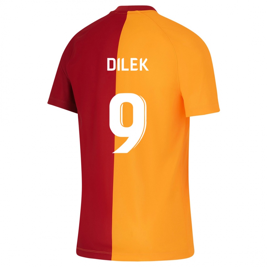 Niño Camiseta Yalin Dilek #9 Naranja 1ª Equipación 2023/24 La Camisa México