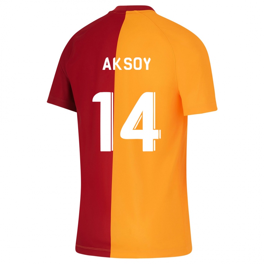 Niño Camiseta Berkan Aksoy #14 Naranja 1ª Equipación 2023/24 La Camisa México