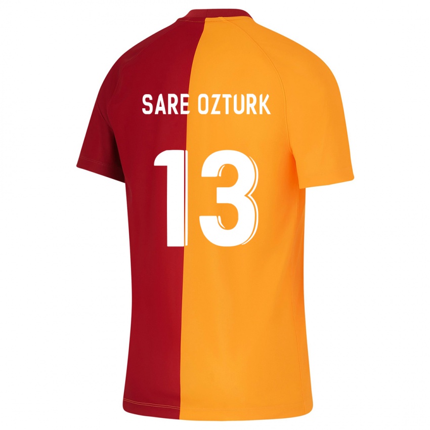 Niño Camiseta Fatma Sare Öztürk #13 Naranja 1ª Equipación 2023/24 La Camisa México