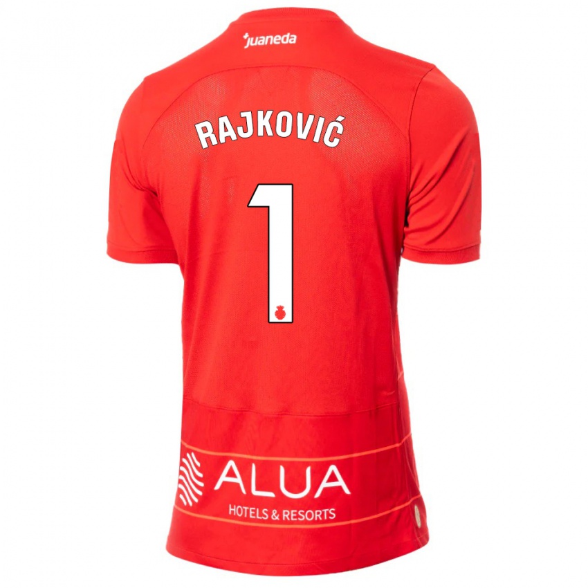 Niño Camiseta Predrag Rajkovic #1 Rojo 1ª Equipación 2023/24 La Camisa México