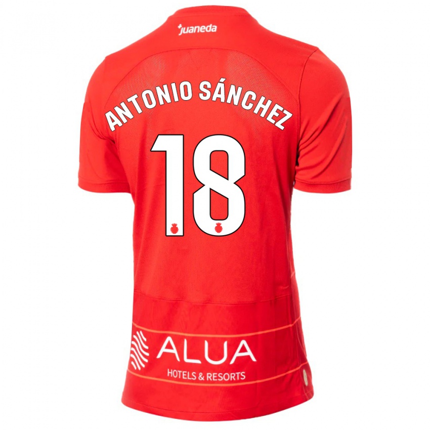 Niño Camiseta Antonio Sánchez #18 Rojo 1ª Equipación 2023/24 La Camisa México