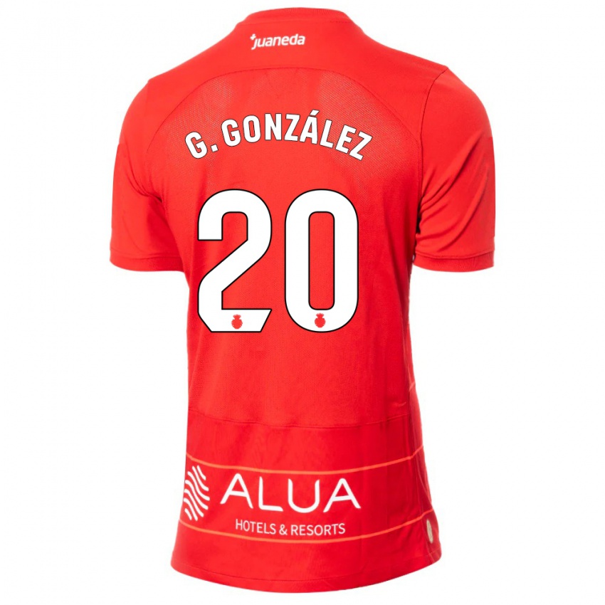 Niño Camiseta Giovanni González #20 Rojo 1ª Equipación 2023/24 La Camisa México