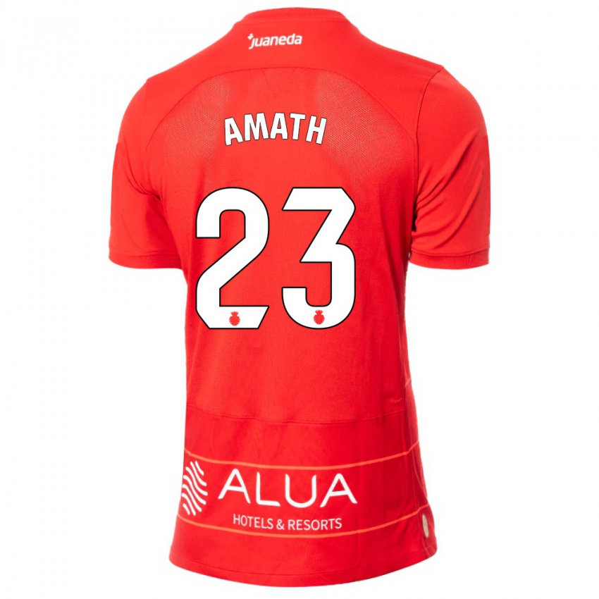 Niño Camiseta Amath Ndiaye #23 Rojo 1ª Equipación 2023/24 La Camisa México