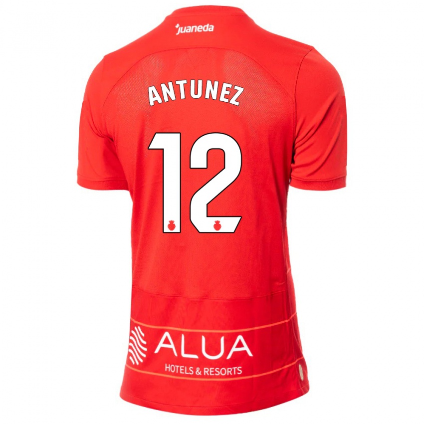 Niño Camiseta Yahir Antúnez #12 Rojo 1ª Equipación 2023/24 La Camisa México