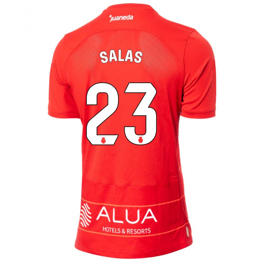 Niño Camiseta Jan Salas #23 Rojo 1ª Equipación 2023/24 La Camisa México