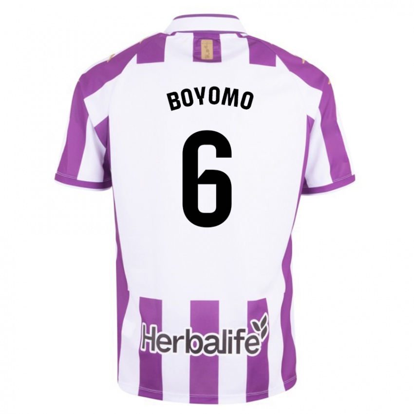 Niño Camiseta Enzo Boyomo #6 Morado 1ª Equipación 2023/24 La Camisa México