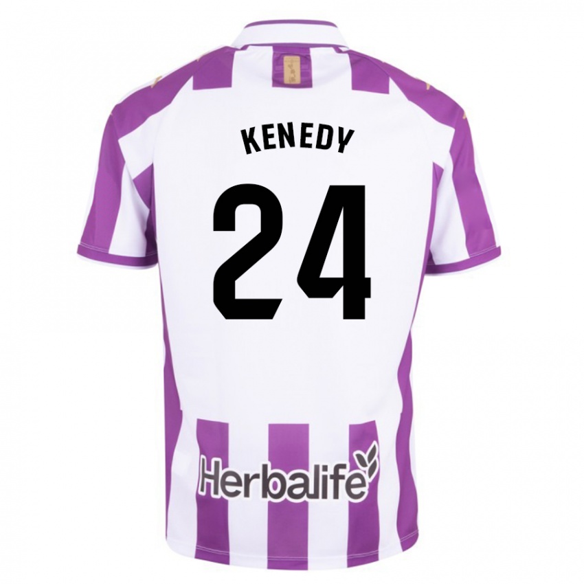 Niño Camiseta Kenedy #24 Morado 1ª Equipación 2023/24 La Camisa México