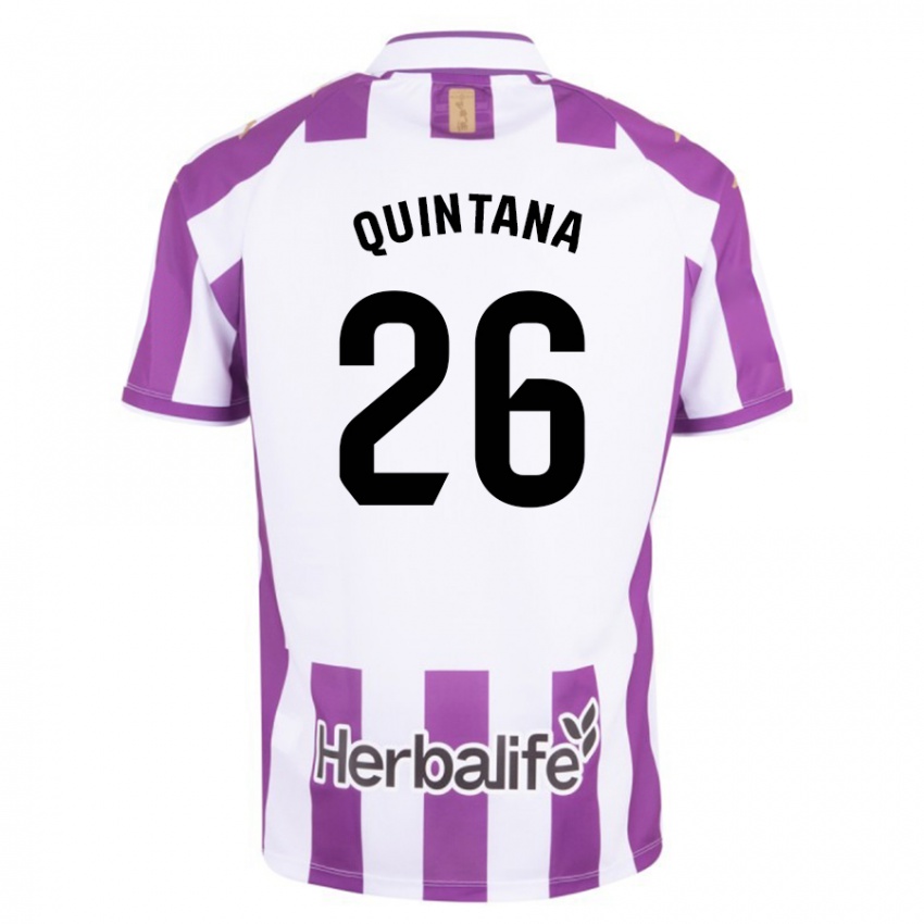 Niño Camiseta Alberto Quintana #26 Morado 1ª Equipación 2023/24 La Camisa México