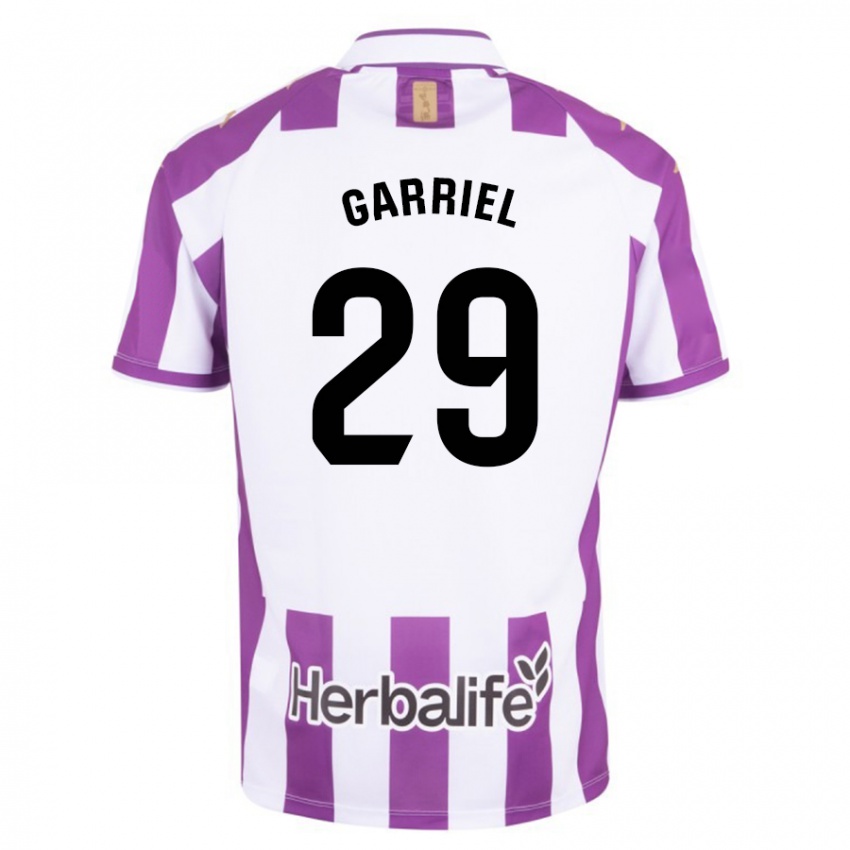 Niño Camiseta Iván Garriel #29 Morado 1ª Equipación 2023/24 La Camisa México