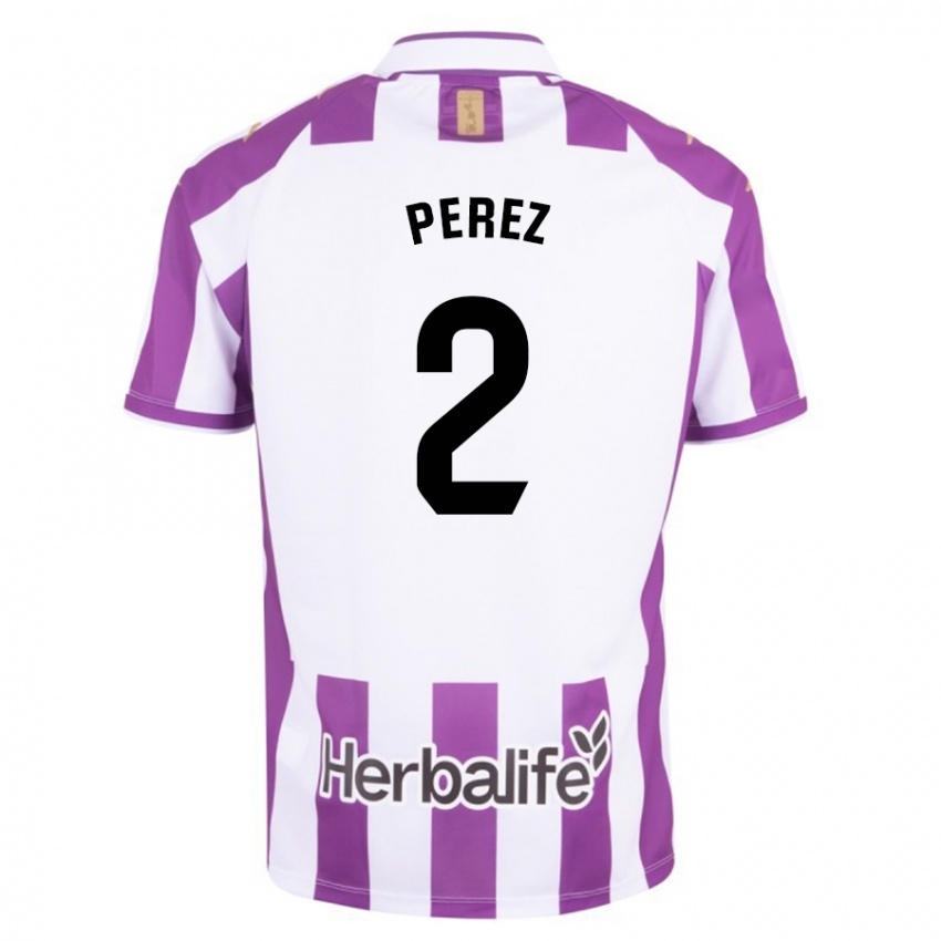 Niño Camiseta Iker Pérez #2 Morado 1ª Equipación 2023/24 La Camisa México