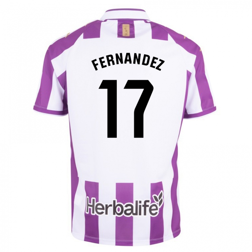 Niño Camiseta Dani Fernández #17 Morado 1ª Equipación 2023/24 La Camisa México