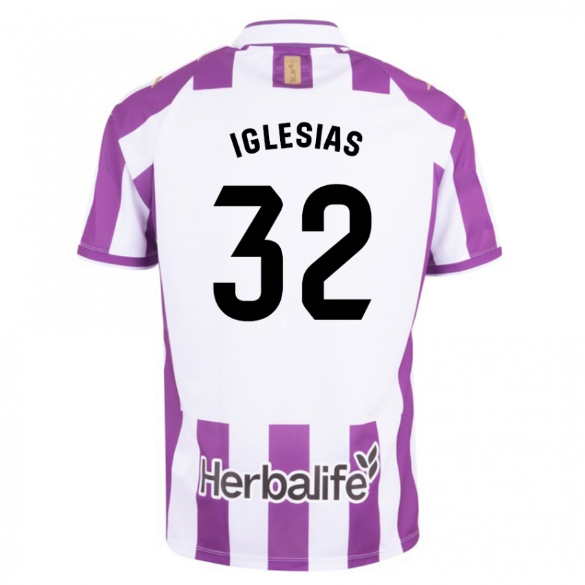 Niño Camiseta Koke Iglesias #32 Morado 1ª Equipación 2023/24 La Camisa México