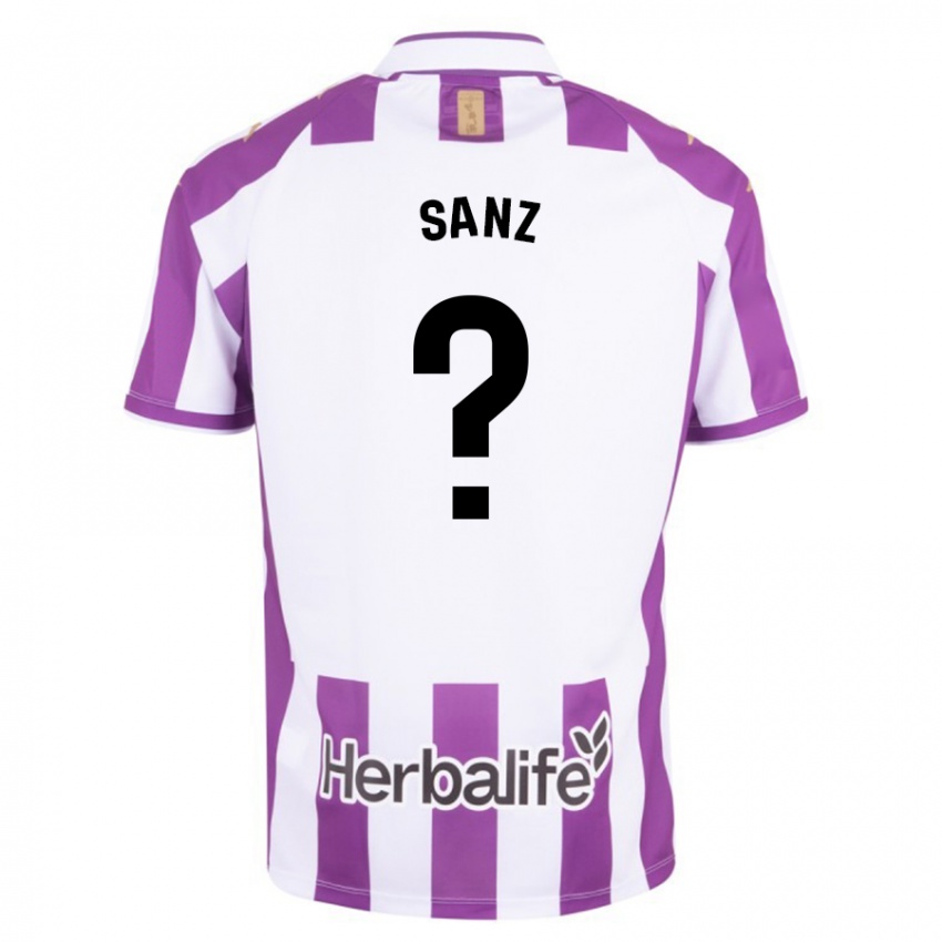 Niño Camiseta David Sanz #0 Morado 1ª Equipación 2023/24 La Camisa México