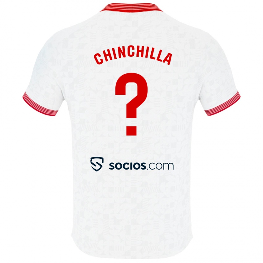 Niño Camiseta Gustavo Chinchilla #0 Blanco 1ª Equipación 2023/24 La Camisa México