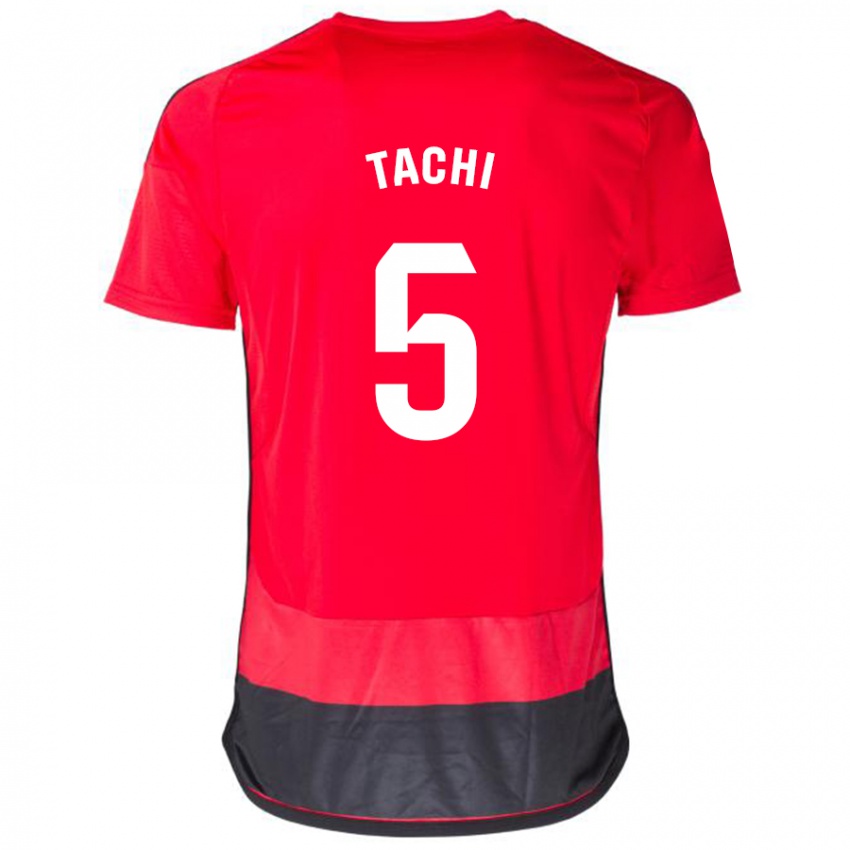 Niño Camiseta Tachi #5 Negro Rojo 1ª Equipación 2023/24 La Camisa México