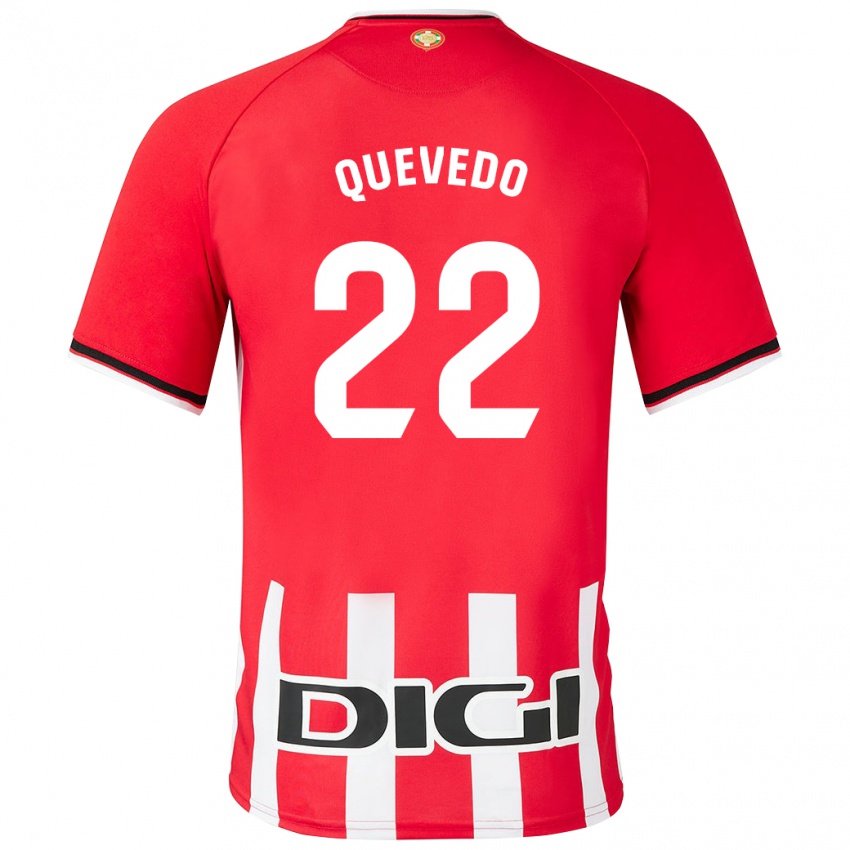 Niño Camiseta Ugaitz Quevedo #22 Rojo 1ª Equipación 2023/24 La Camisa México