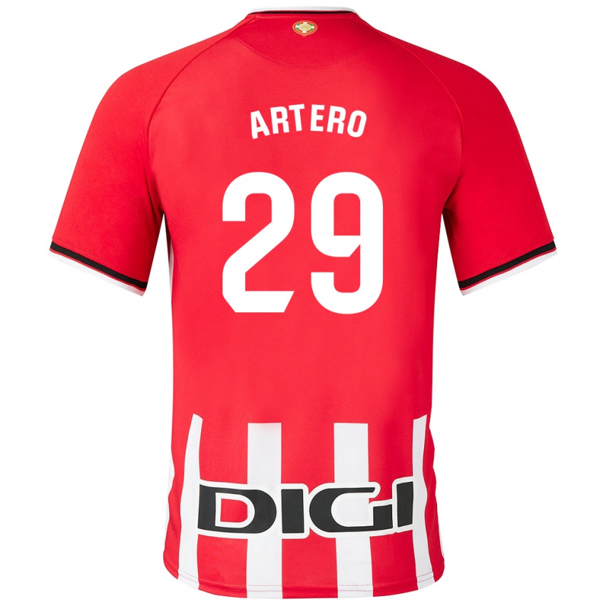 Niño Camiseta Marina Artero Moreno #29 Rojo 1ª Equipación 2023/24 La Camisa México