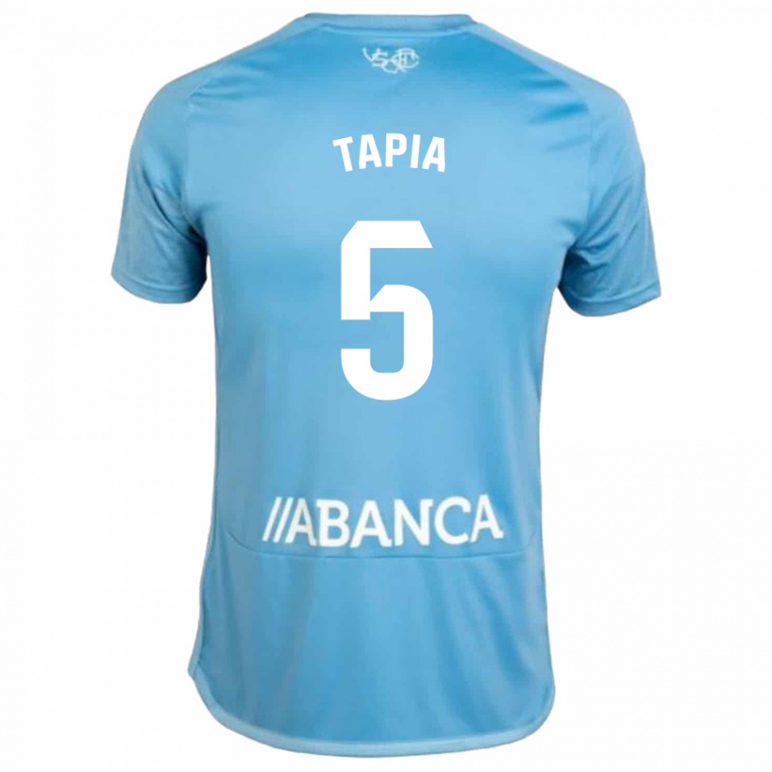 Niño Camiseta Renato Tapia #5 Azul 1ª Equipación 2023/24 La Camisa México