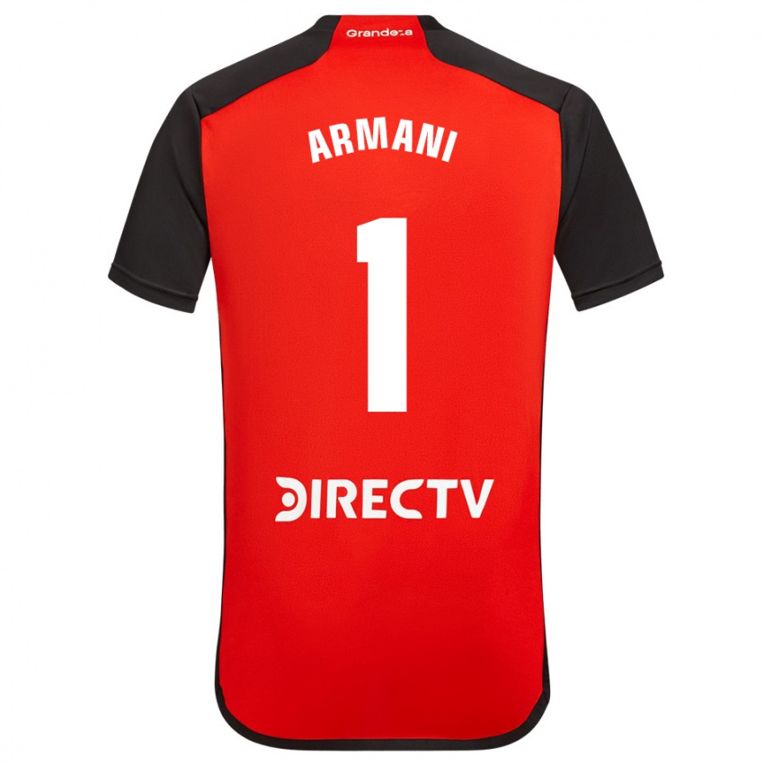 Niño Camiseta Franco Armani #1 Rojo 2ª Equipación 2023/24 La Camisa México