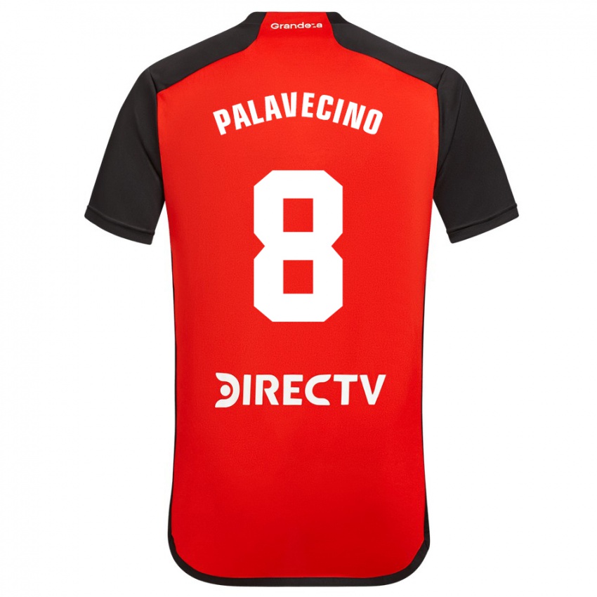 Niño Camiseta Agustin Palavecino #8 Rojo 2ª Equipación 2023/24 La Camisa México