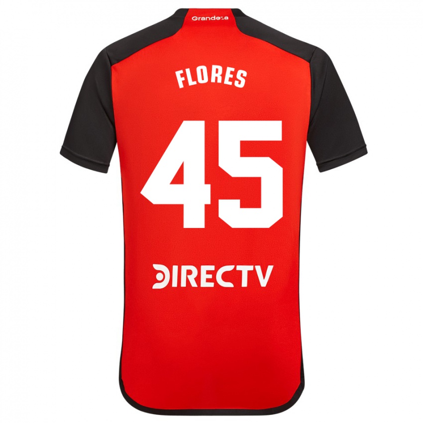 Niño Camiseta Joaquín Flores #45 Rojo 2ª Equipación 2023/24 La Camisa México