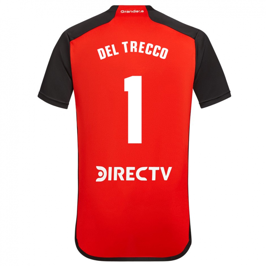 Niño Camiseta Martina Del Trecco #1 Rojo 2ª Equipación 2023/24 La Camisa México