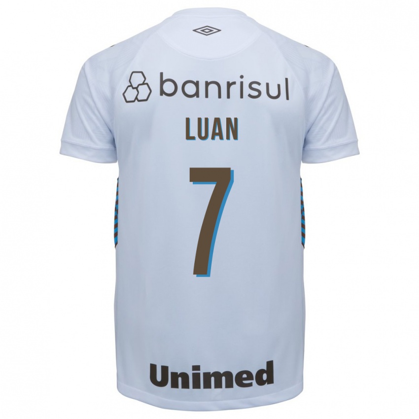 Niño Camiseta Luan #7 Blanco 2ª Equipación 2023/24 La Camisa México