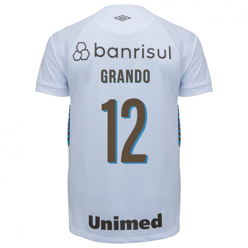 Niño Camiseta Gabriel Grando #12 Blanco 2ª Equipación 2023/24 La Camisa México