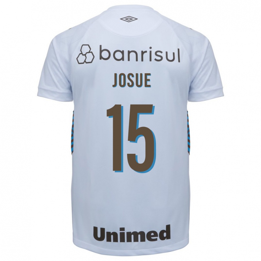 Niño Camiseta Josué #15 Blanco 2ª Equipación 2023/24 La Camisa México