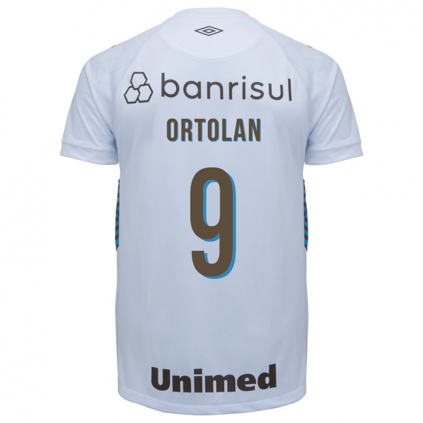 Niño Camiseta Dani Ortolan #9 Blanco 2ª Equipación 2023/24 La Camisa México