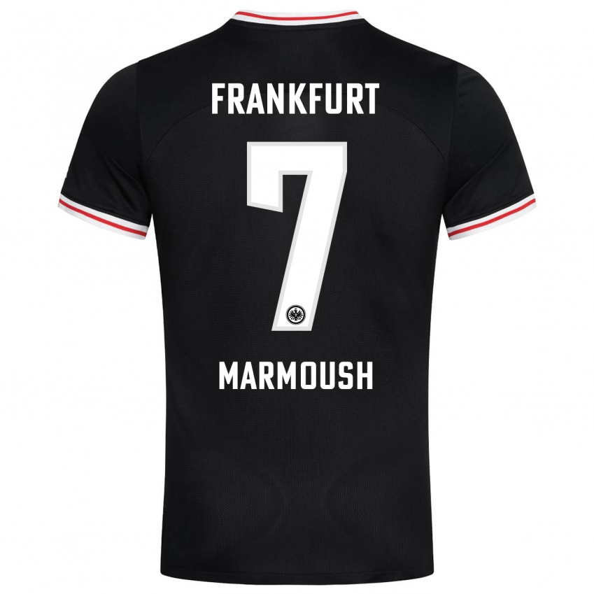 Niño Camiseta Omar Marmoush #7 Negro 2ª Equipación 2023/24 La Camisa México