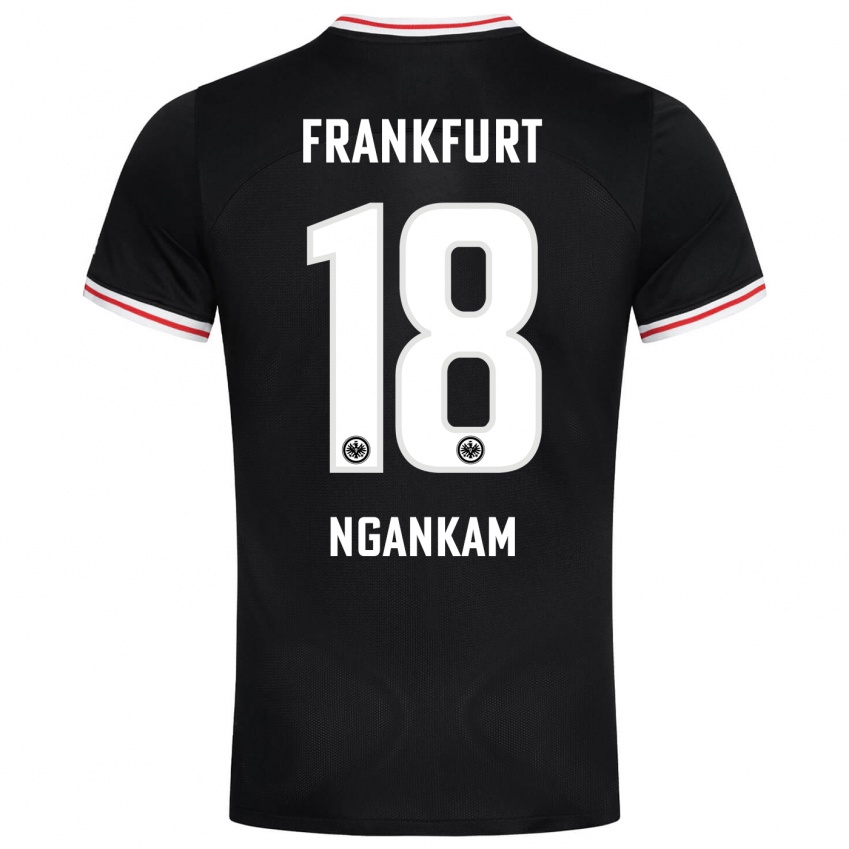 Niño Camiseta Jessic Ngankam #18 Negro 2ª Equipación 2023/24 La Camisa México