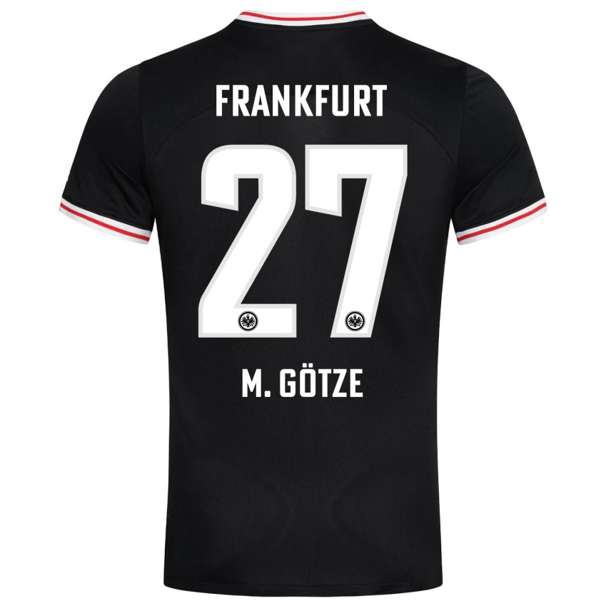 Niño Camiseta Mario Götze #27 Negro 2ª Equipación 2023/24 La Camisa México