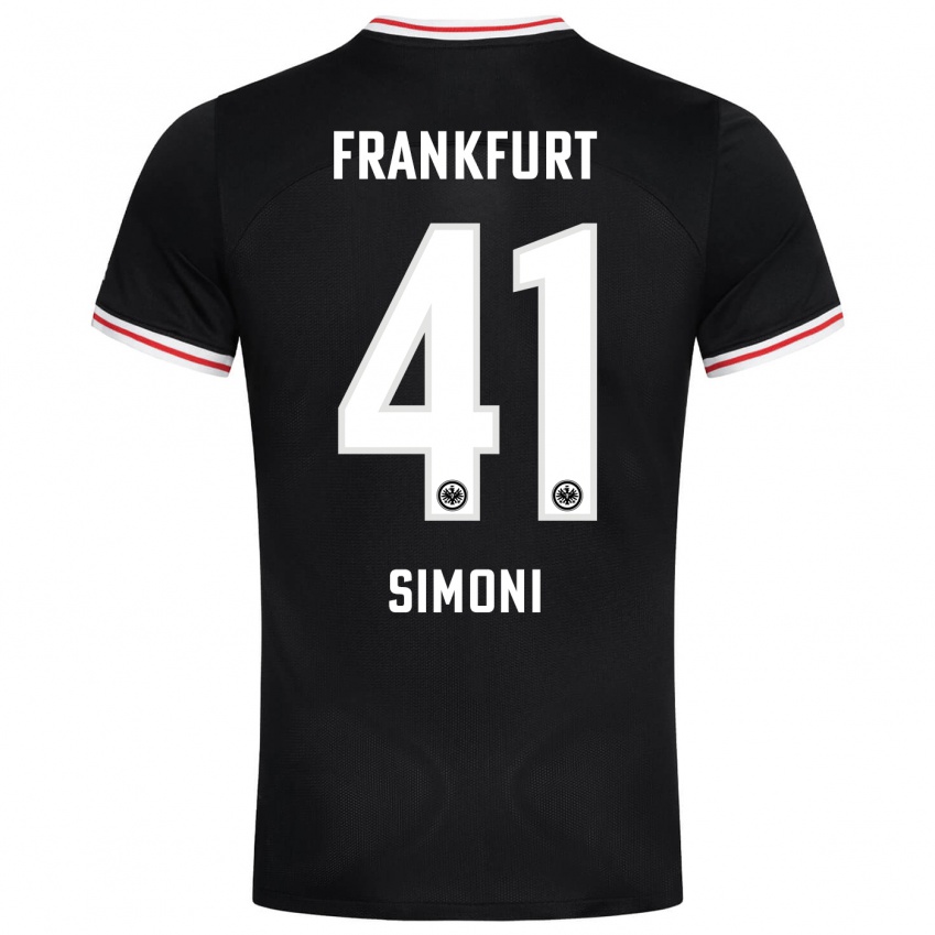 Niño Camiseta Simon Simoni #41 Negro 2ª Equipación 2023/24 La Camisa México