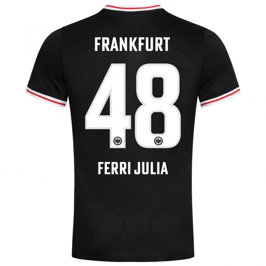 Niño Camiseta Nacho Ferri #48 Negro 2ª Equipación 2023/24 La Camisa México