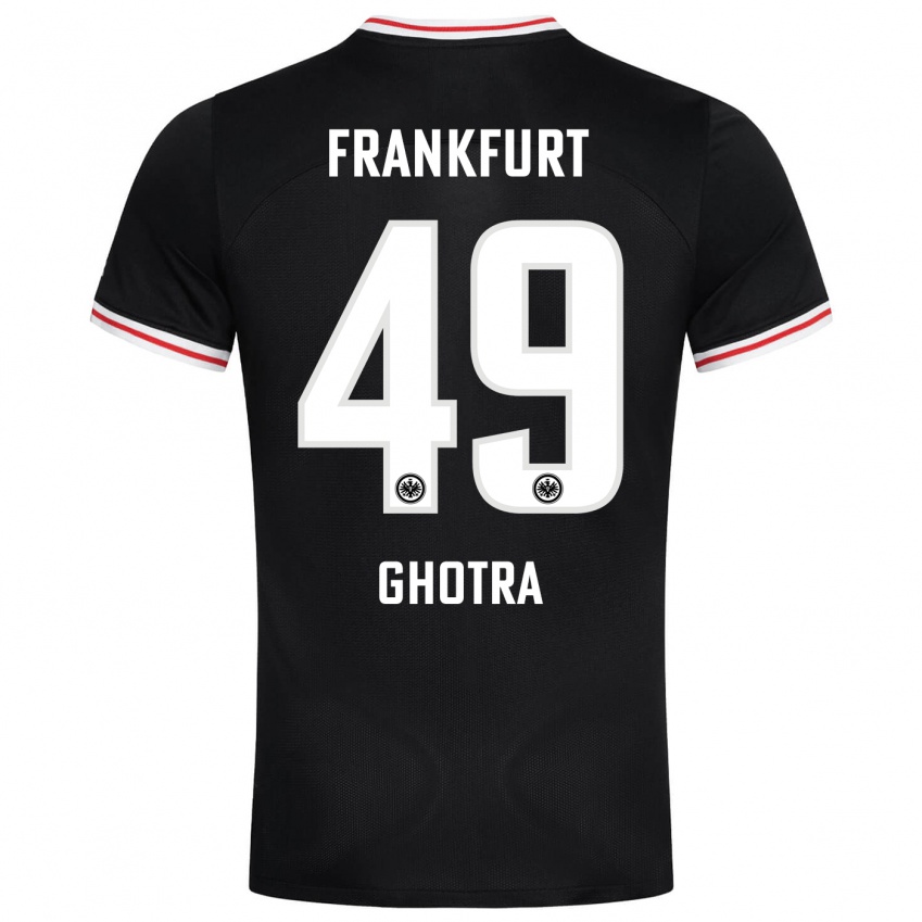 Niño Camiseta Harpreet Ghotra #49 Negro 2ª Equipación 2023/24 La Camisa México