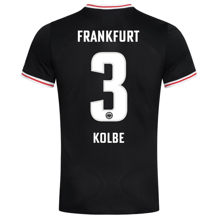 Niño Camiseta Louis Kolbe #3 Negro 2ª Equipación 2023/24 La Camisa México