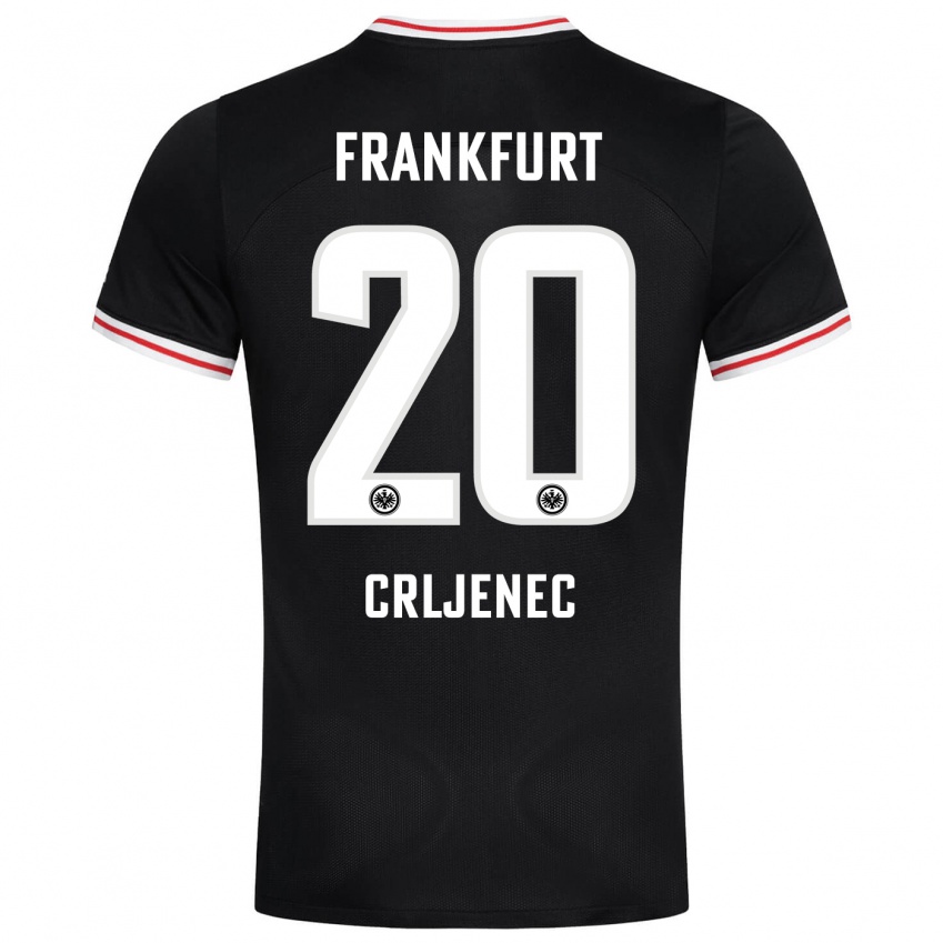 Niño Camiseta Dominik Crljenec #20 Negro 2ª Equipación 2023/24 La Camisa México