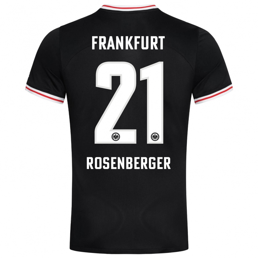 Niño Camiseta Robin Rosenberger #21 Negro 2ª Equipación 2023/24 La Camisa México