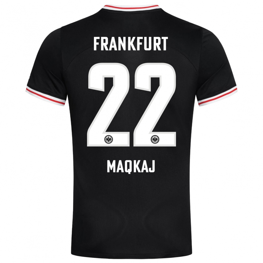 Niño Camiseta Dritan Maqkaj #22 Negro 2ª Equipación 2023/24 La Camisa México