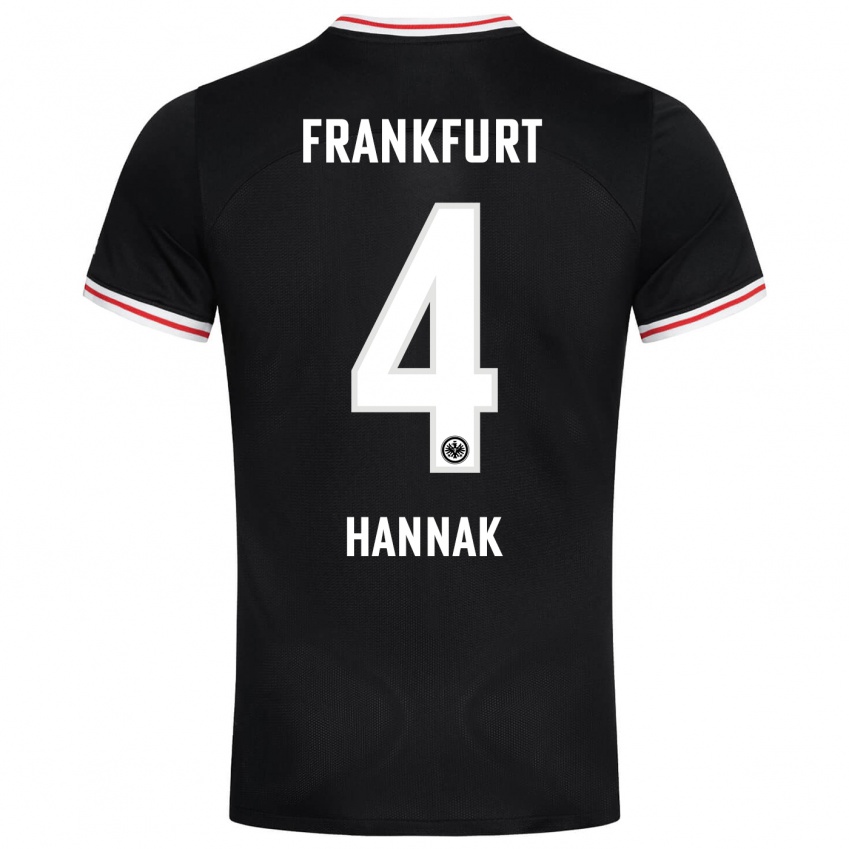 Niño Camiseta Tim Hannak #4 Negro 2ª Equipación 2023/24 La Camisa México