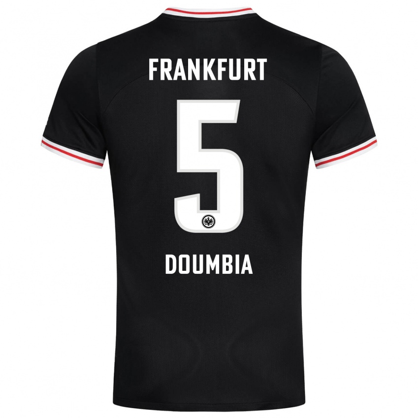 Niño Camiseta Fousseny Doumbia #5 Negro 2ª Equipación 2023/24 La Camisa México