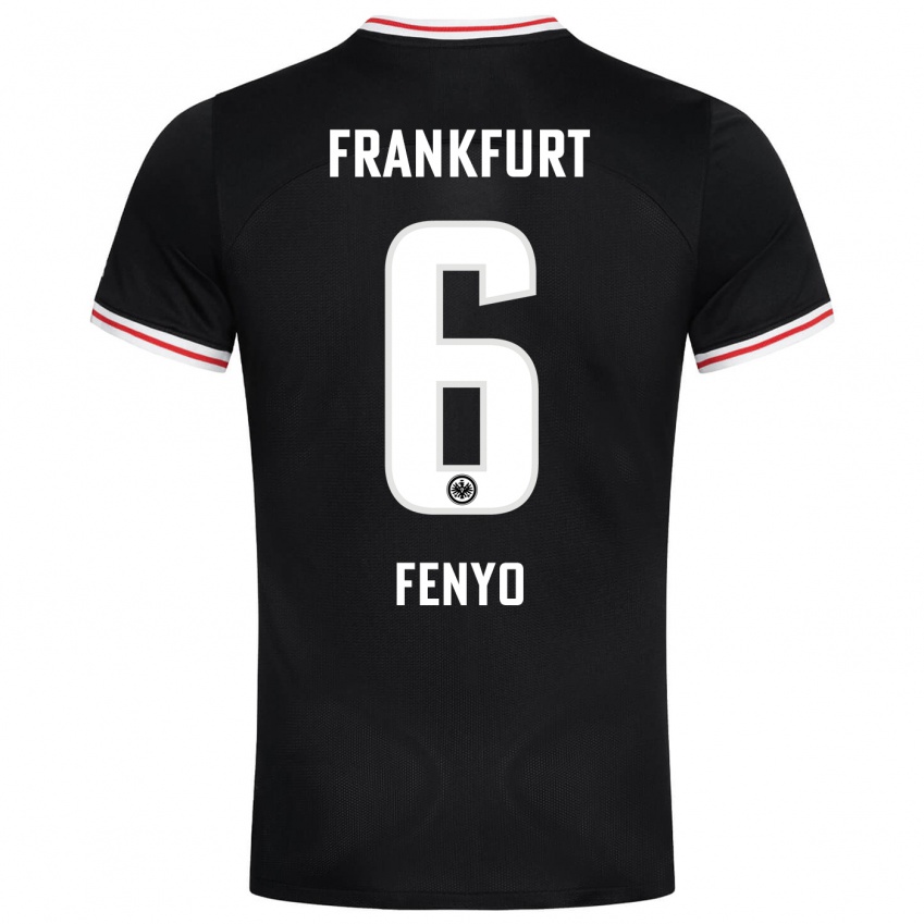 Niño Camiseta Noah Fenyö #6 Negro 2ª Equipación 2023/24 La Camisa México