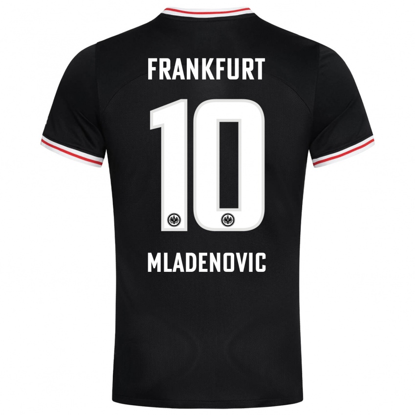 Niño Camiseta Marko Mladenovic #10 Negro 2ª Equipación 2023/24 La Camisa México