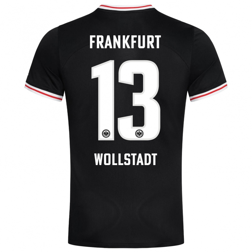 Niño Camiseta Fabio Wollstadt #13 Negro 2ª Equipación 2023/24 La Camisa México