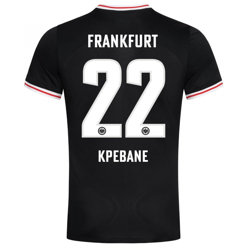 Niño Camiseta Tamiou Kpebane #22 Negro 2ª Equipación 2023/24 La Camisa México