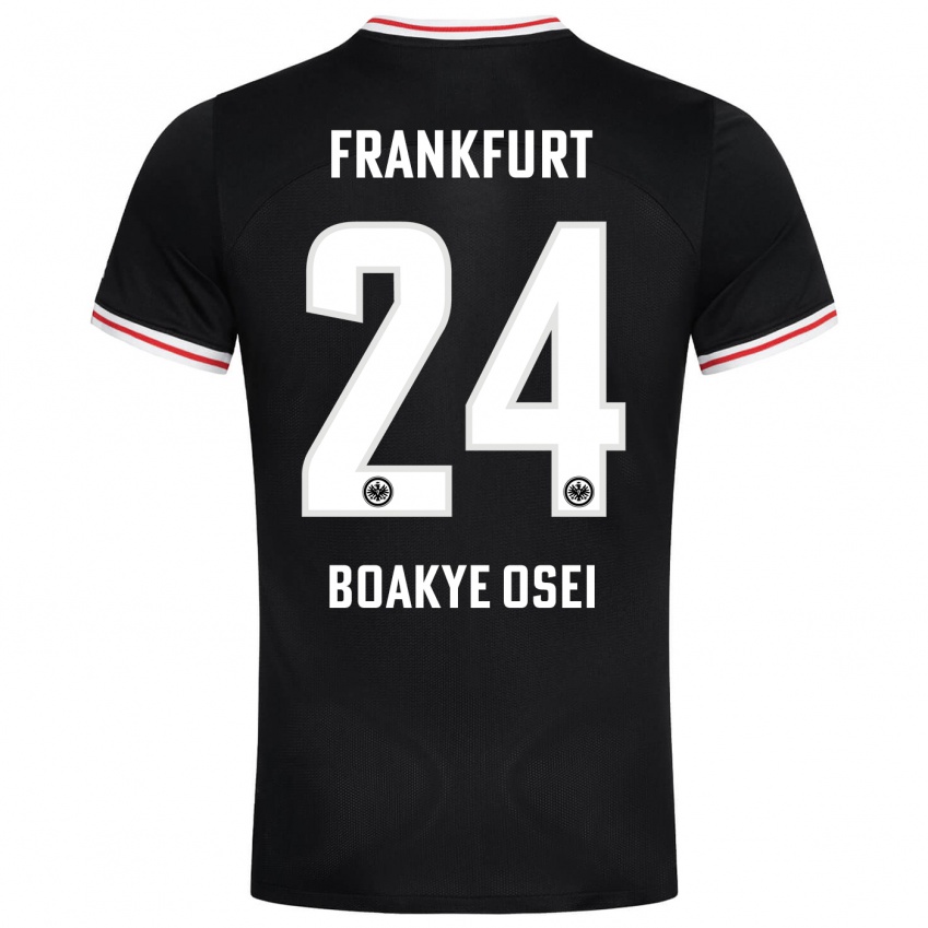 Niño Camiseta Derek Boakye-Osei #24 Negro 2ª Equipación 2023/24 La Camisa México